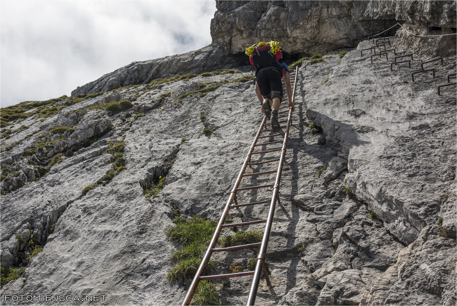 szlak na Alpspitze Alpy Bawarskie