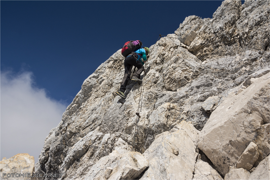 Jubiläumsgrat Grań Jubileuszowa na Zugspitze Alpy Bawarskie
