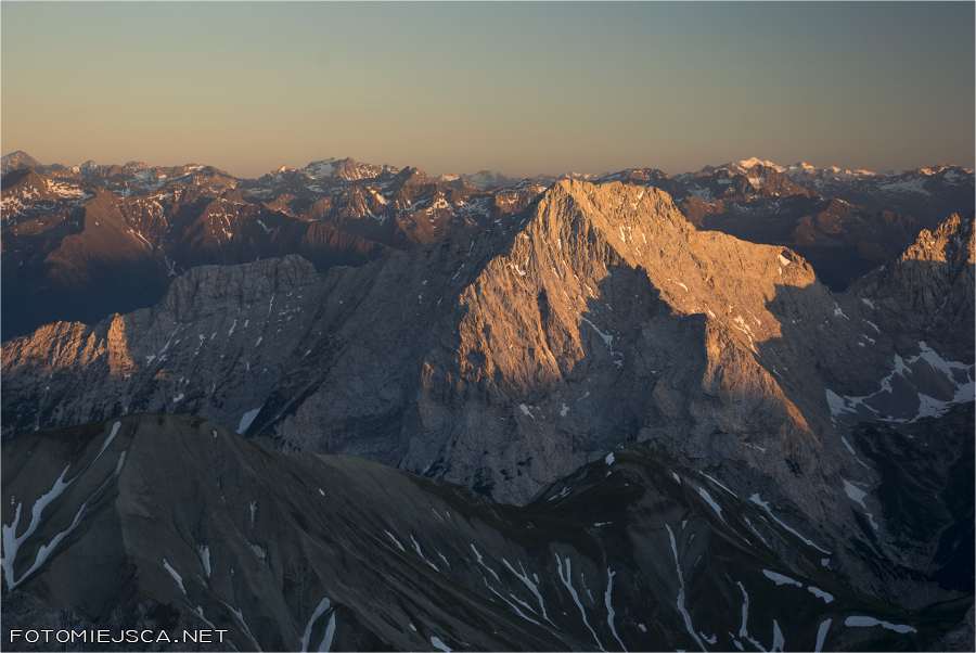 Jubiläumsgrat Grań Jubileuszowa na Zugspitze Alpy Bawarskie