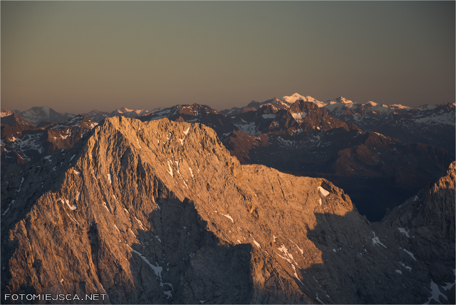 Jubiläumsgrat Grań Jubileuszowa na Zugspitze Alpy Bawarskie