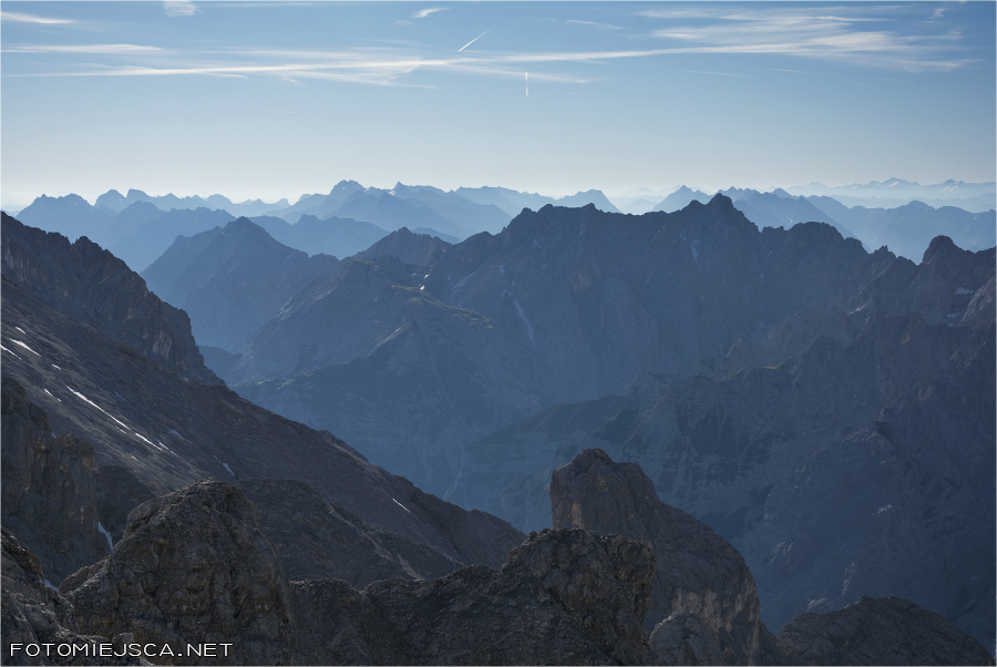 Jubiläumsgrat Grań Jubileuszowa na Zugspitze Alpy Bawarskie