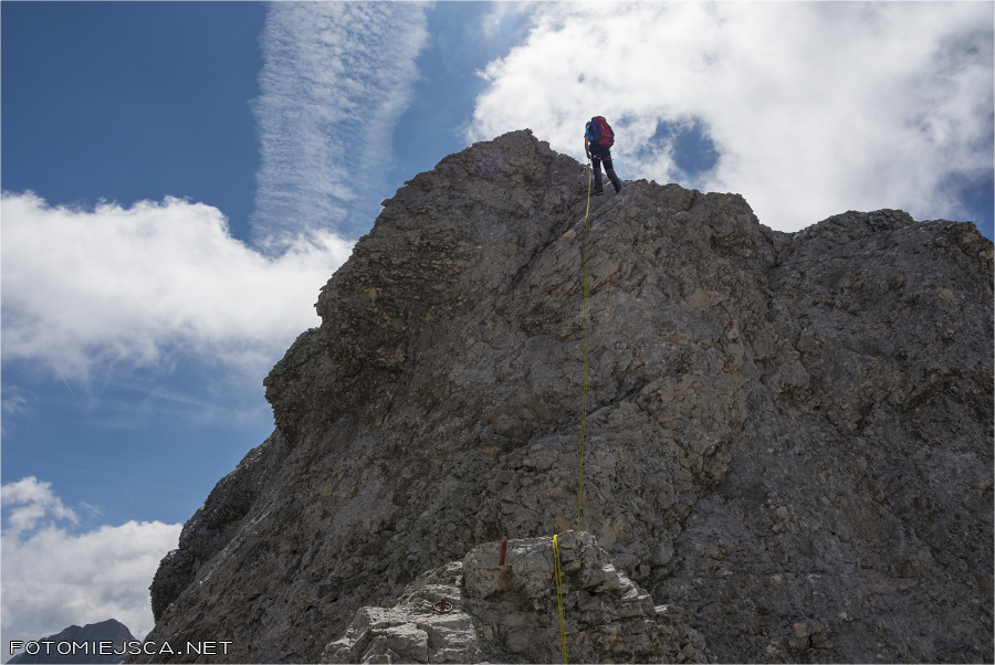 Jubiläumsgrat Grań Jubileuszowa na Zugspitze Alpy Bawarskie