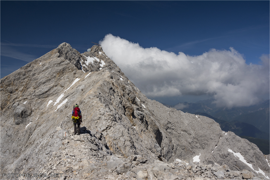 Zugspitze Jubiläumsgrat Grań Jubileuszowa Alpy Bawarskie