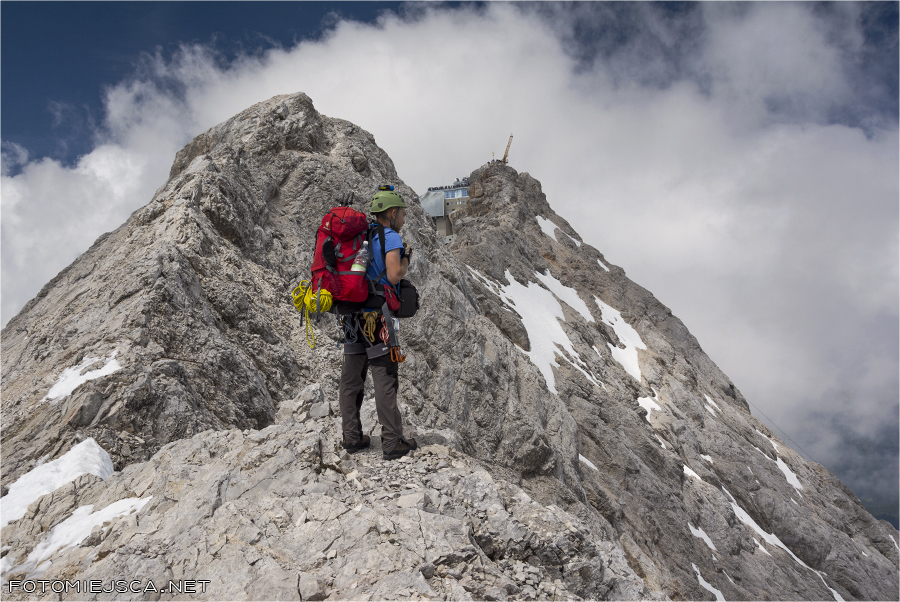 Zugspitze Jubiläumsgrat Grań Jubileuszowa Alpy Bawarskie