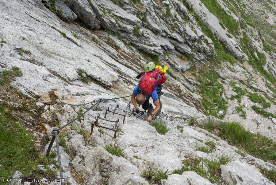 ferrata Dolina Höllental Alpy Bawarskie