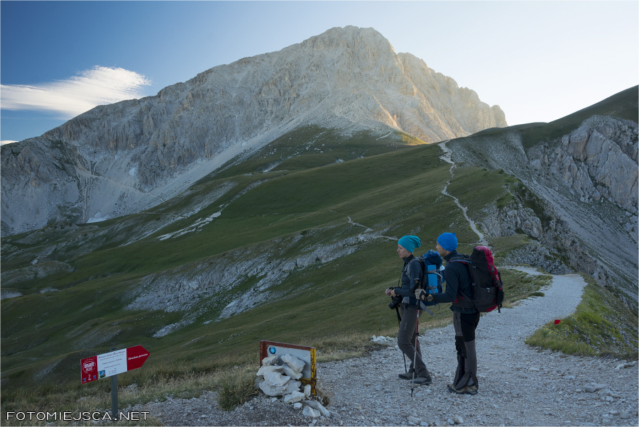 Sella di Monte Aquila Corno Grande Apeniny