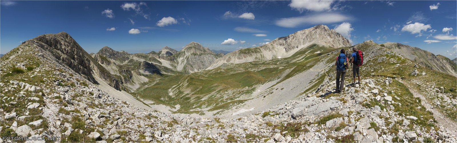 Panorama Corno Grande Gran Sasso Apeniny