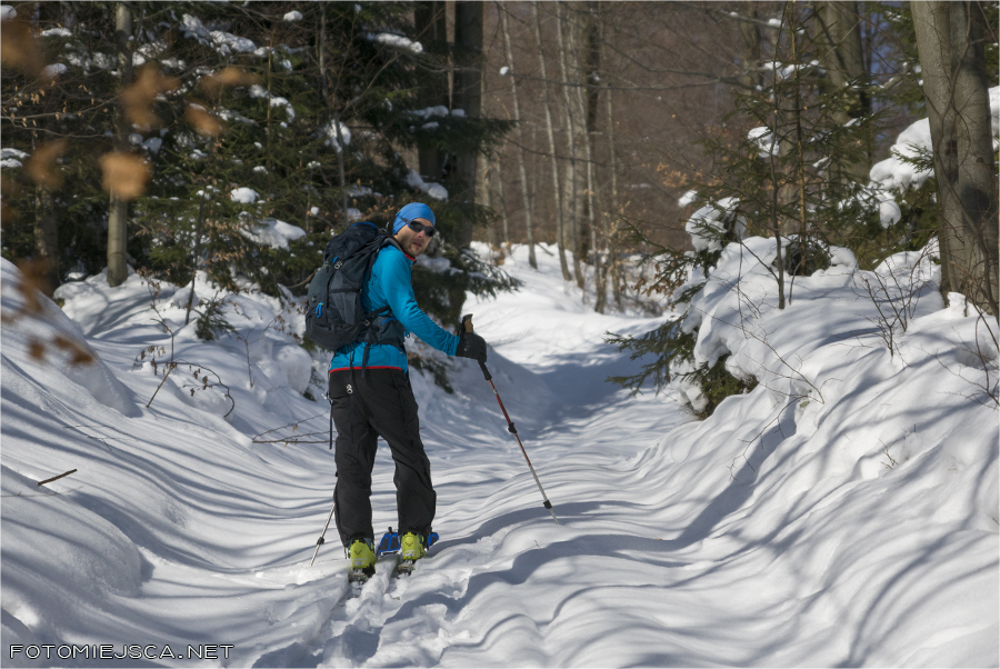 Potrójna Beskid Mały skitury zima w górach