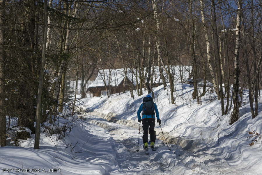 Potrójna Beskid Mały skitury zima w górach
