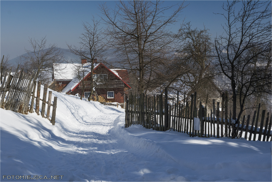 Potrójna Beskid Mały skitury zima w górach