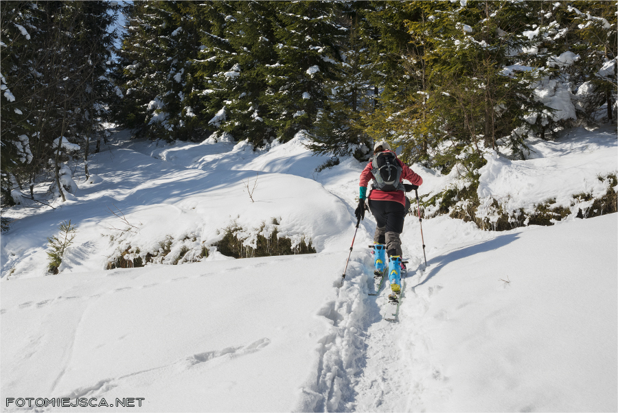 Potrójna Beskid Mały skitury zima w górach