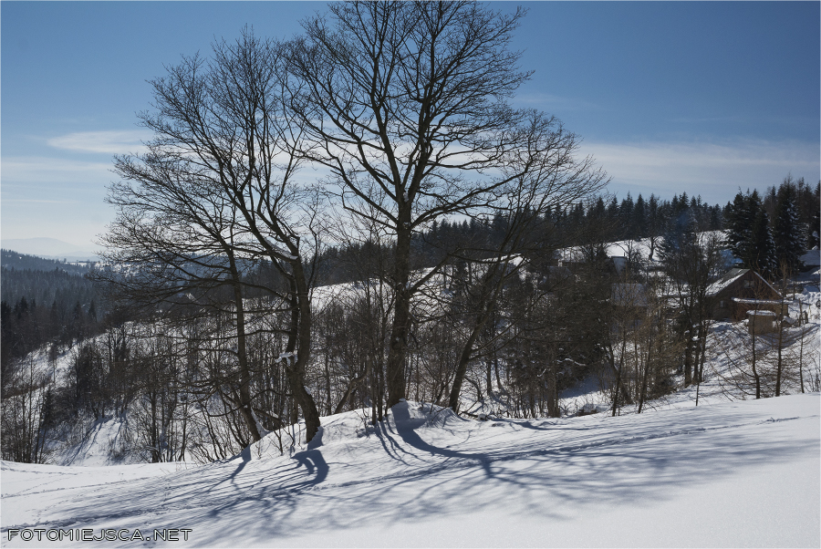 Potrójna Beskid Mały skitury zima w górach