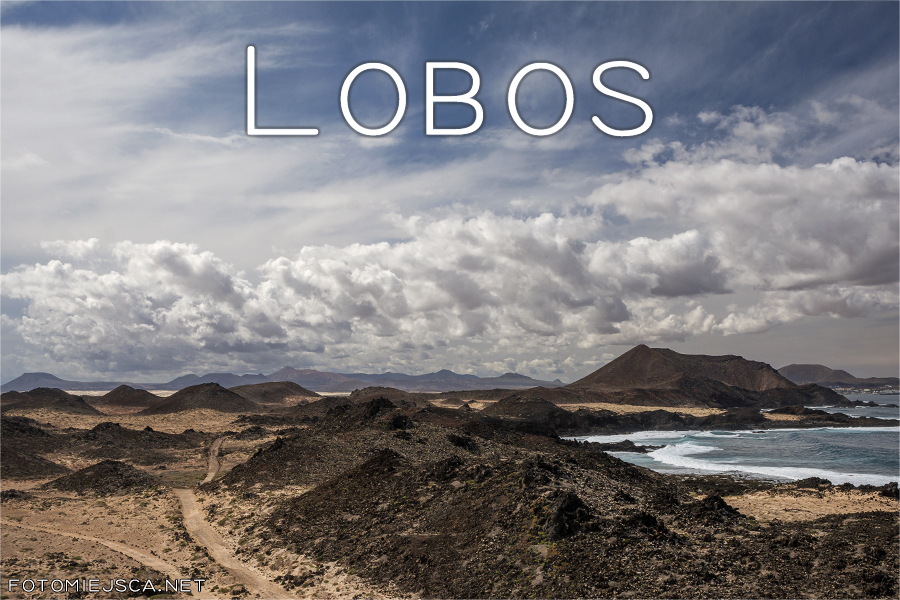 Wulkany na wyspie Isla de Lobos