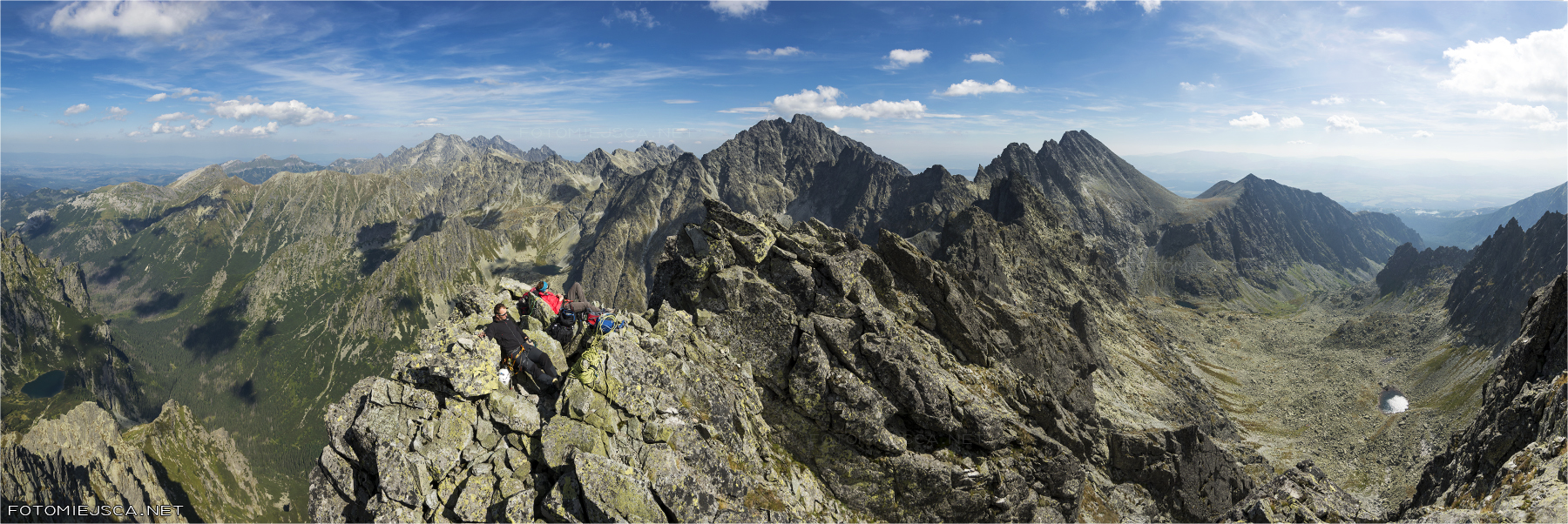 Ganek panorama ze szczytu