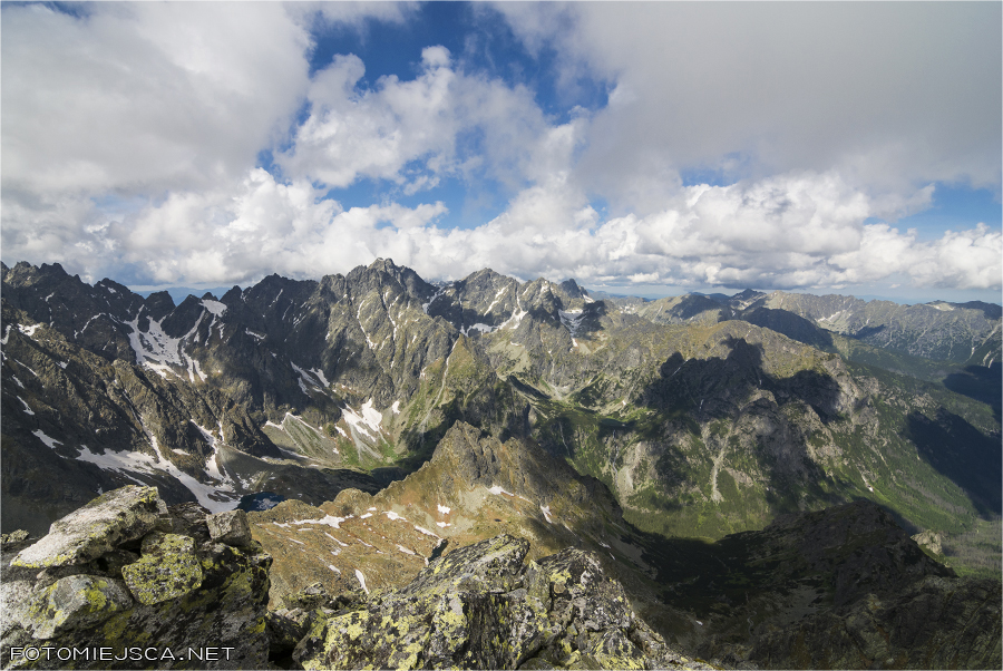 Panorama Tatr ze Świstowego Szczytu