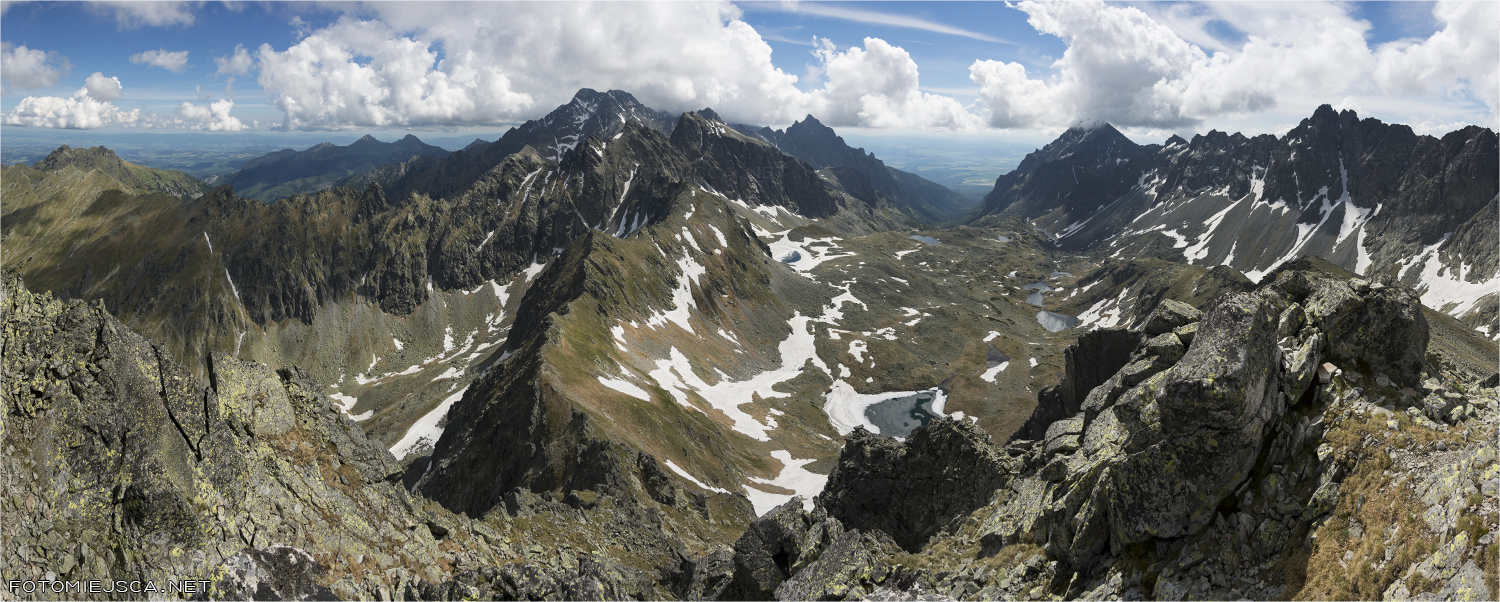 Panorama z Małego Świstowego Szczytu