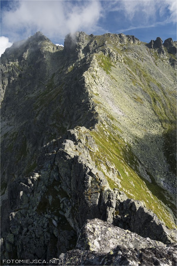Mięguszowiecki Szczyt Czarny Hińczowa Turnia Wołowy Grzbiet Tatry Wysokie Słowackie