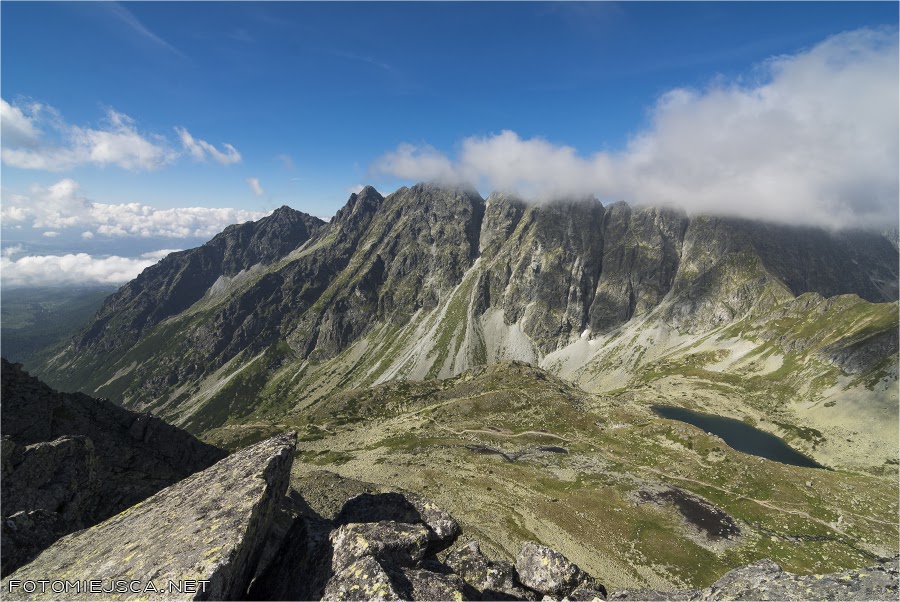 Wołowiec Mięguszowiecki Grań Baszt Hińczowa Dolina Hińczowy Staw Tatry Wysokie Słowackie