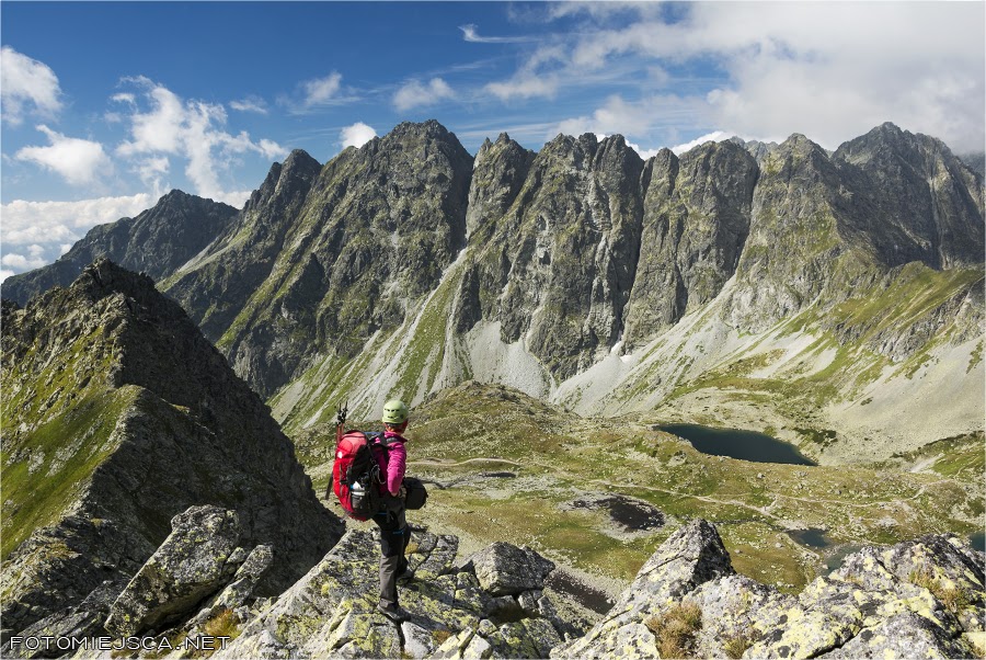 Wołowiec Mięguszowiecki Grań Baszt Hińczowa Dolina Wołowy Grzbiet Tatry Wysokie Słowackie