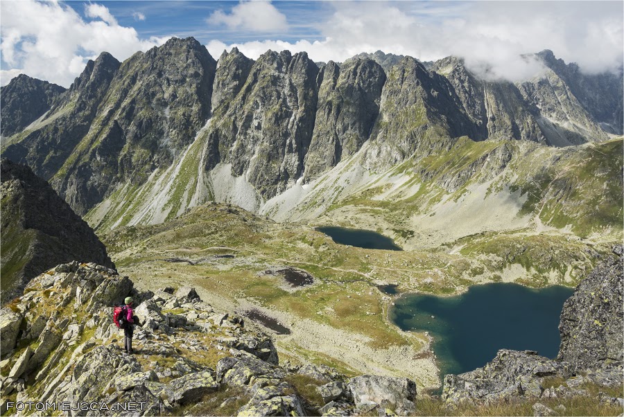 Grań Baszt Hińczowa Dolina Wołowy Grzbiet Tatry Wysokie Słowackie