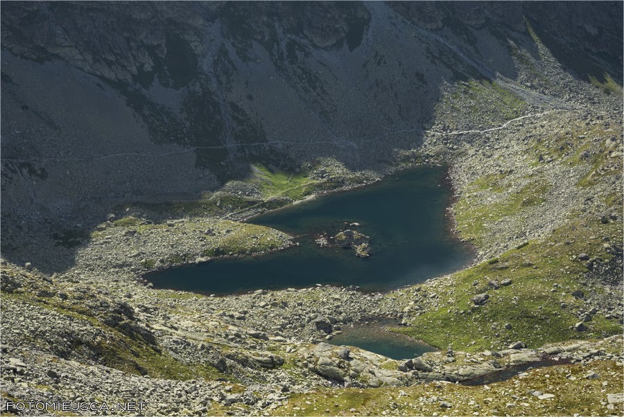 Żabia Dolina Żabi Staw Mięguszowiecki szlak na Rysy Wołowy Grzbiet Tatry Wysokie Słowackie