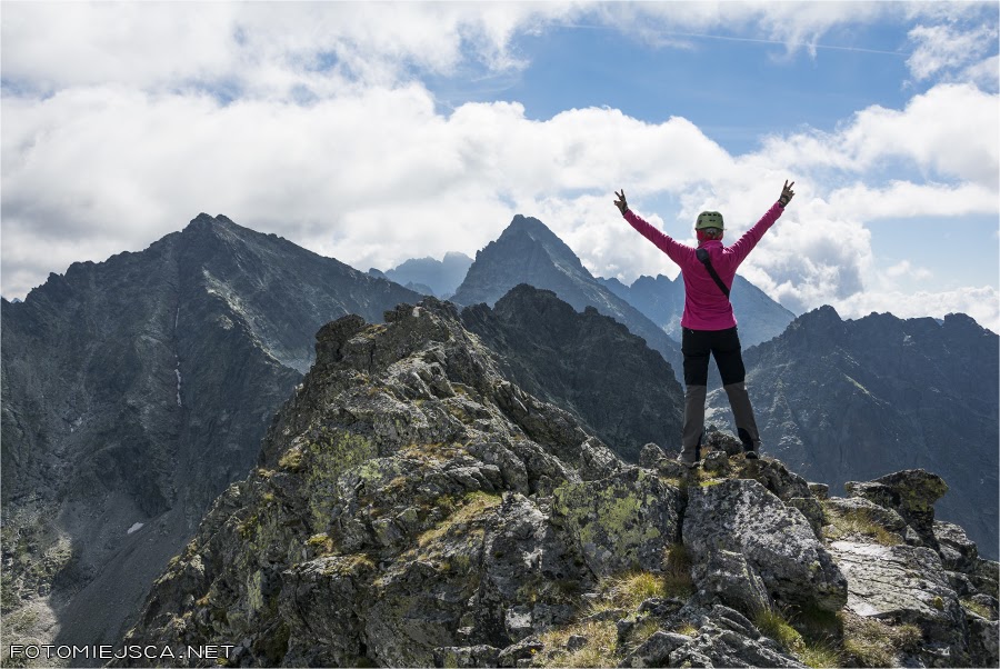 Rysy Wysoka Wołowa Turnia  Wołowy Grzbiet Tatry Wysokie Słowackie