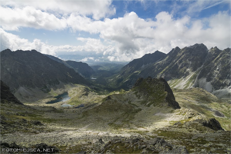 Mięguszowiecka Dolina  Wołowy Grzbiet Tatry Wysokie Słowackie