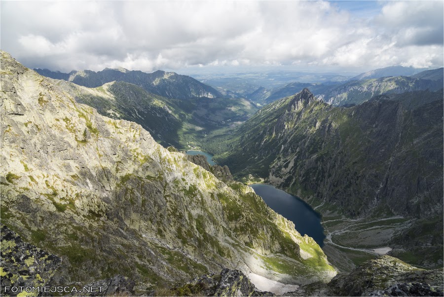 Morskie Oko Czarny Staw pod Rysami Dolina Rybiego Potoku Wołowy Grzbiet Tatry Wysokie Słowackie