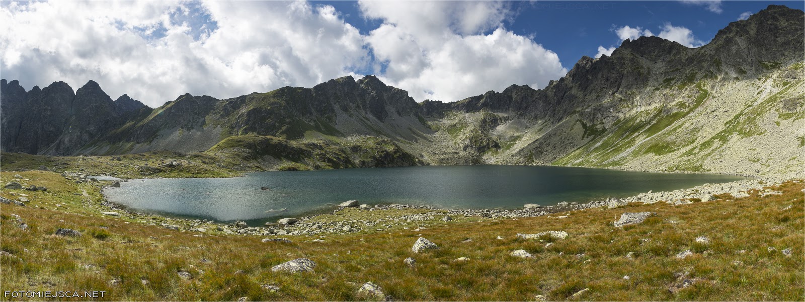 panorama Hińczowy Staw  Hińczowa Dolina Dolina Mięguszowiecka Tatry Wysokie Słowackie