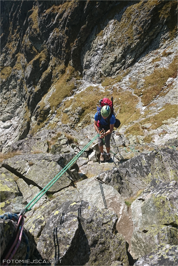 Żabi Koń Tatry Wysokie zjazd Żabia Przełęcz Wyżnia