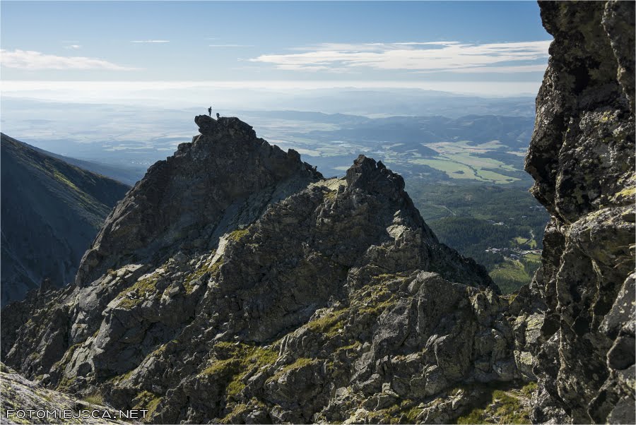 Na Młynickim Solisku Szczyrbskie Solisko Grań Soliska Dolina Młynicka Tatry Wysokie