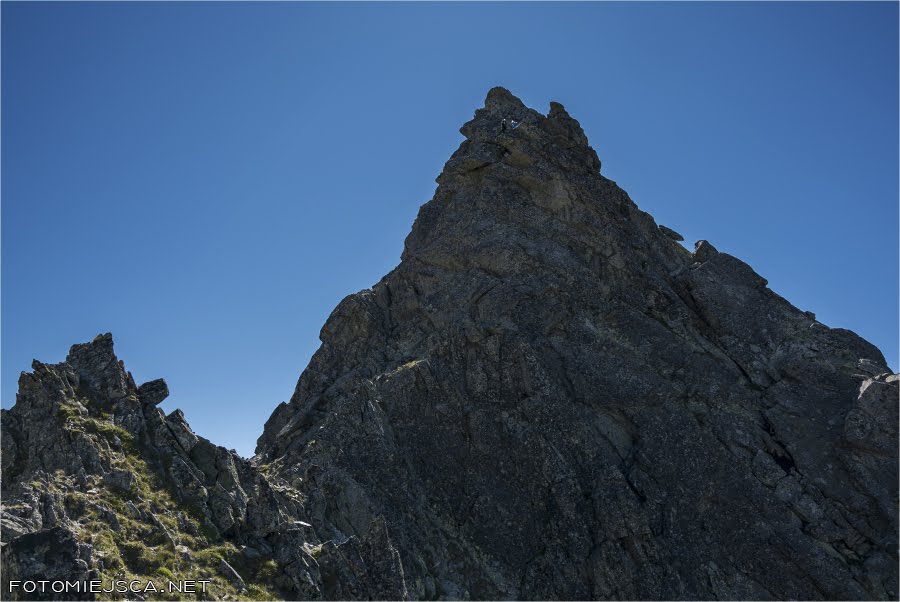 Zjazd z Małego Soliska Grań Soliska Dolina Młynicka Tatry Wysokie