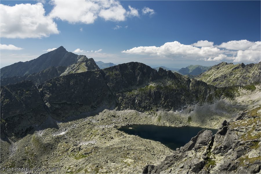 Wyżni Wielki Furkotny Staw Dolina Furkotna Ostra Krótka Krywań Grań Soliska Tatry Wysokie